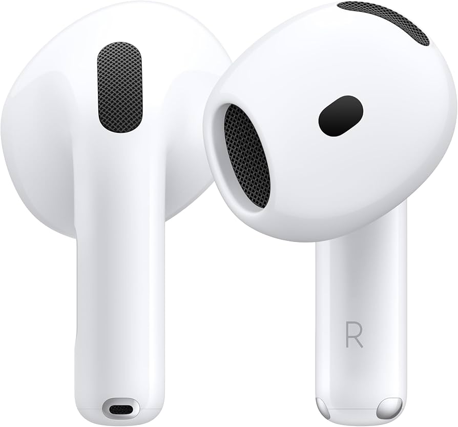 Apple AirPods 4 with Active Noise Cancellation front view — available in Kenya at Trewrld KES 25,000, M-Pesa & free Nairobi…