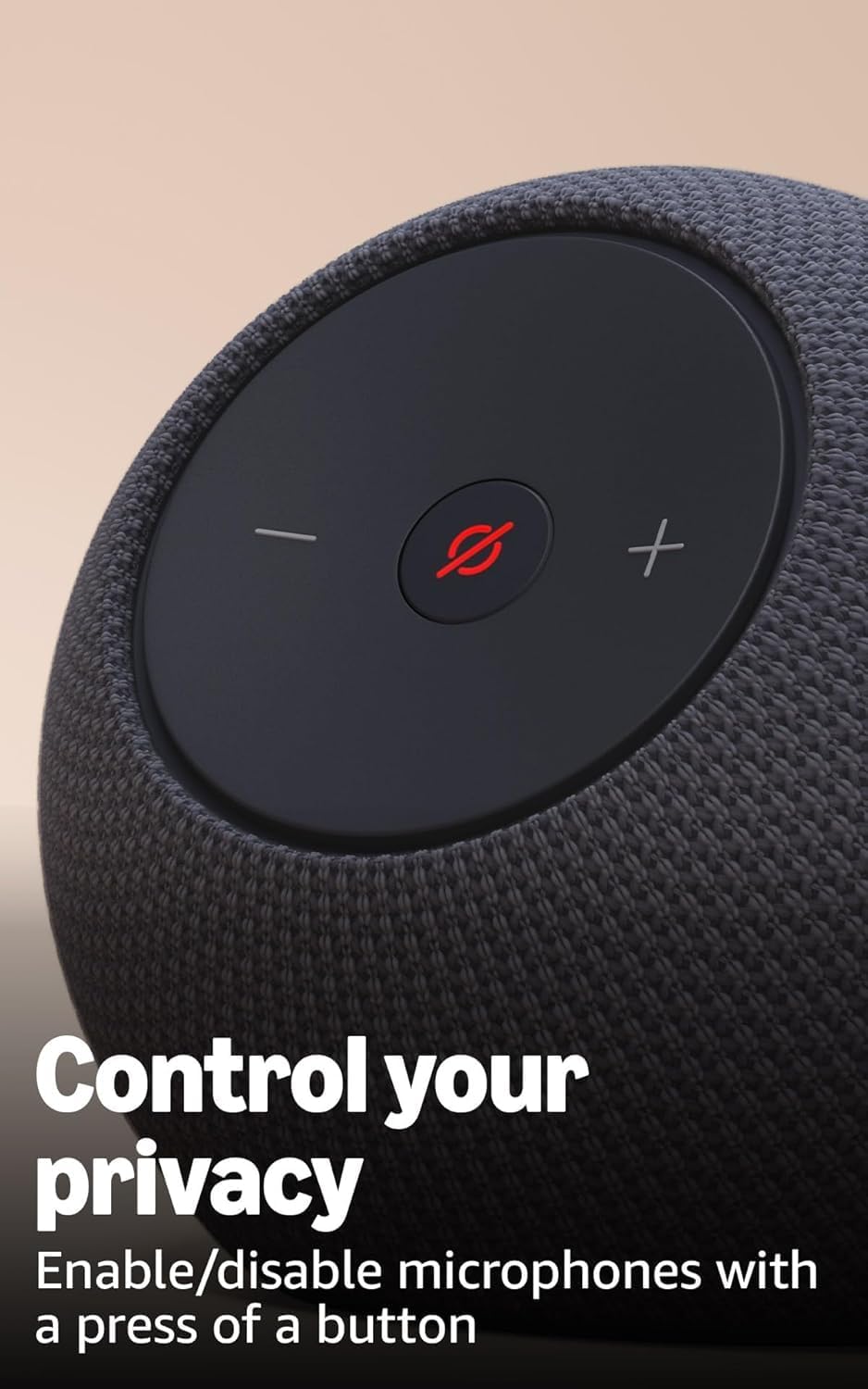 Echo Dot Max Amethyst size reference