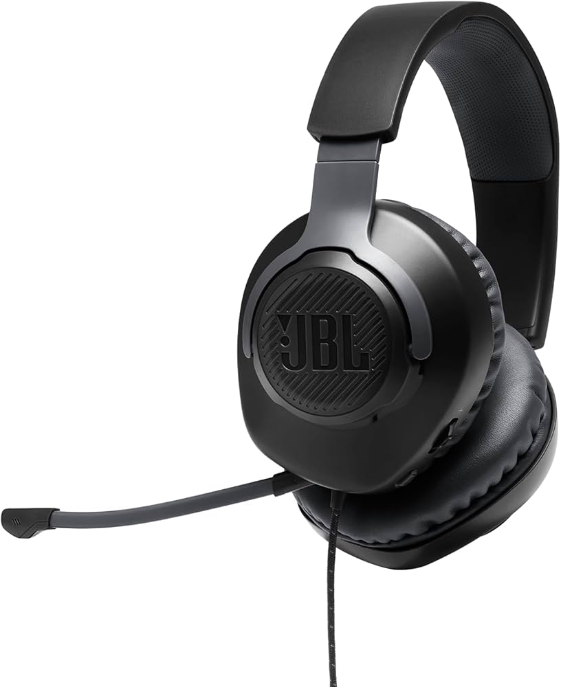 JBL Quantum 100 Gaming Headset front view — available in Kenya at Trewrld KES 9,500, M-Pesa & free Nairobi delivery