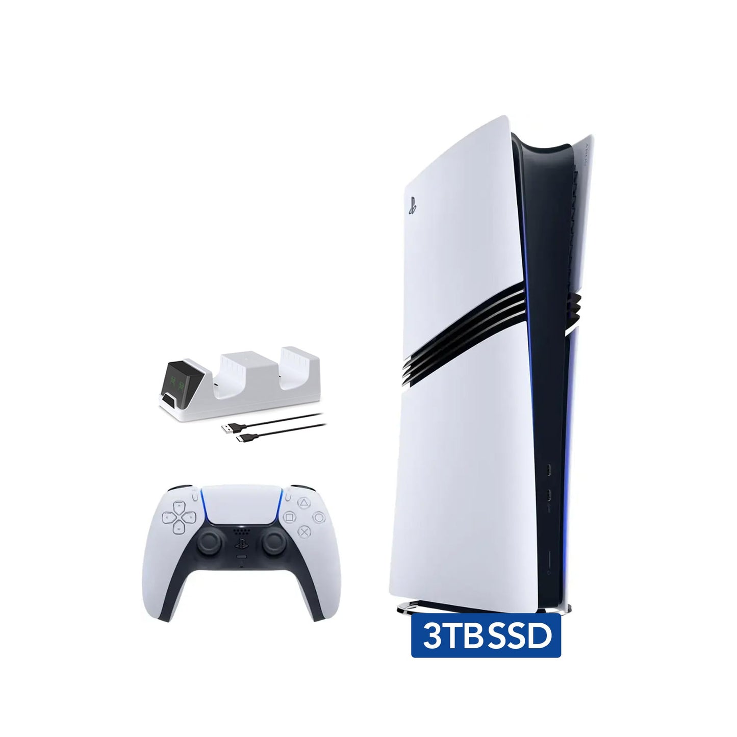 Sony PS5 PRO front view — available in Kenya at Trewrld KES 128,000, M-Pesa & free Nairobi delivery