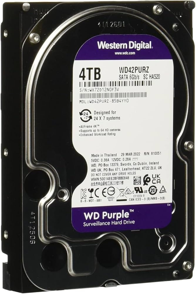Western Digital 4TB WD side view — available in Kenya at Trewrld KES 23,000, M-Pesa & free Nairobi delivery