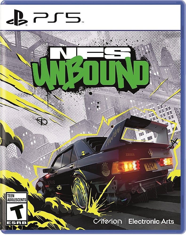 Sony PS5 NFS Unbound front view — available in Kenya at Trewrld KES 8,300, M-Pesa & free Nairobi delivery