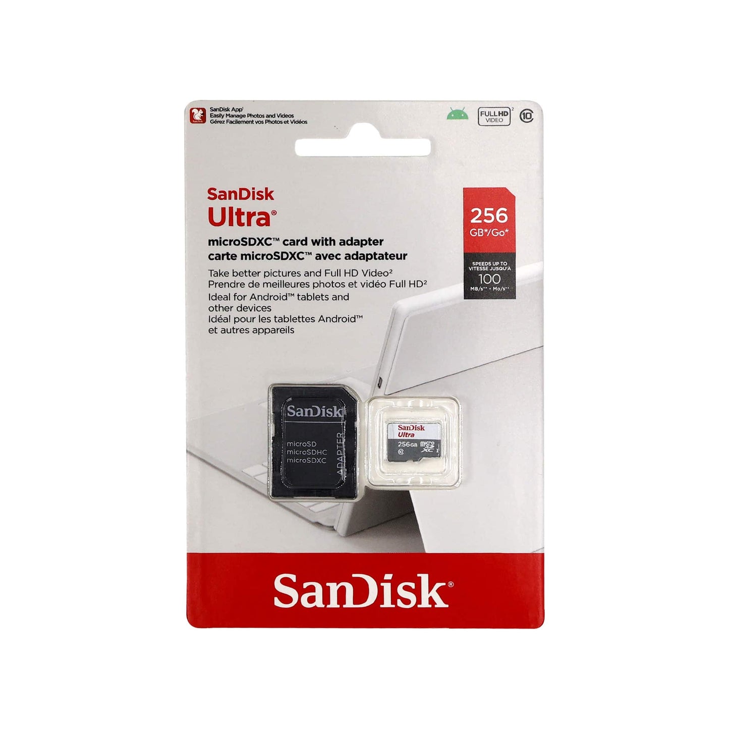 256GB SanDisk SD Class 10 side view — available in Kenya at Trewrld KES 9,500, M-Pesa & free Nairobi delivery