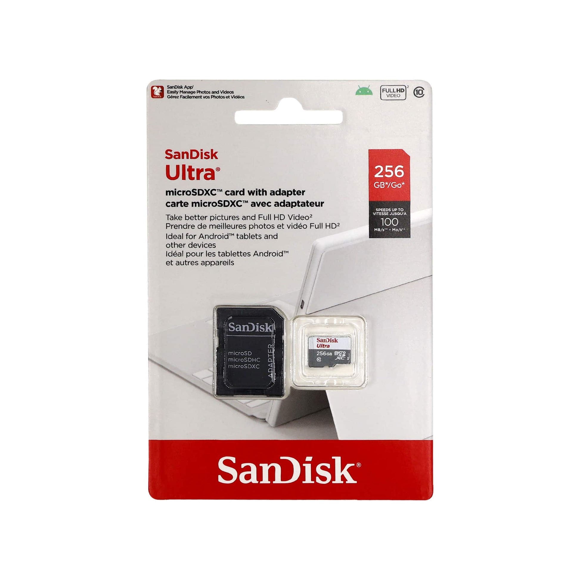256GB SanDisk SD Class 10 side view — available in Kenya at Trewrld KES 9,500, M-Pesa & free Nairobi delivery