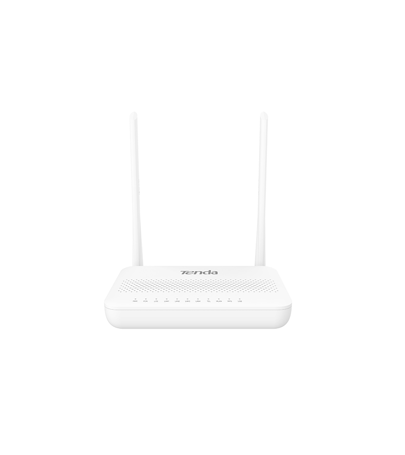 Tenda HG6 N300 Wi-Fi GPON ONT official image - dual external antennas