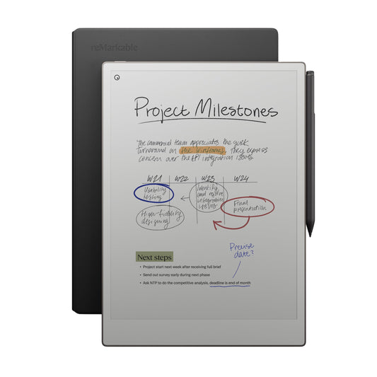 reMarkable Paper Pro + Marker Plus front view — available in Kenya at Trewrld KES 101,000, M-Pesa & free Nairobi delivery