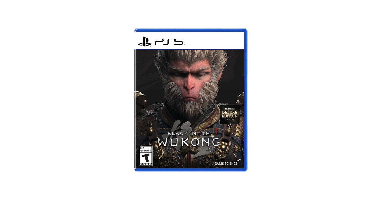 Sony PS5 Black MYTH (Wukong) detail view — available in Kenya at Trewrld KES 11,800, M-Pesa & free Nairobi delivery