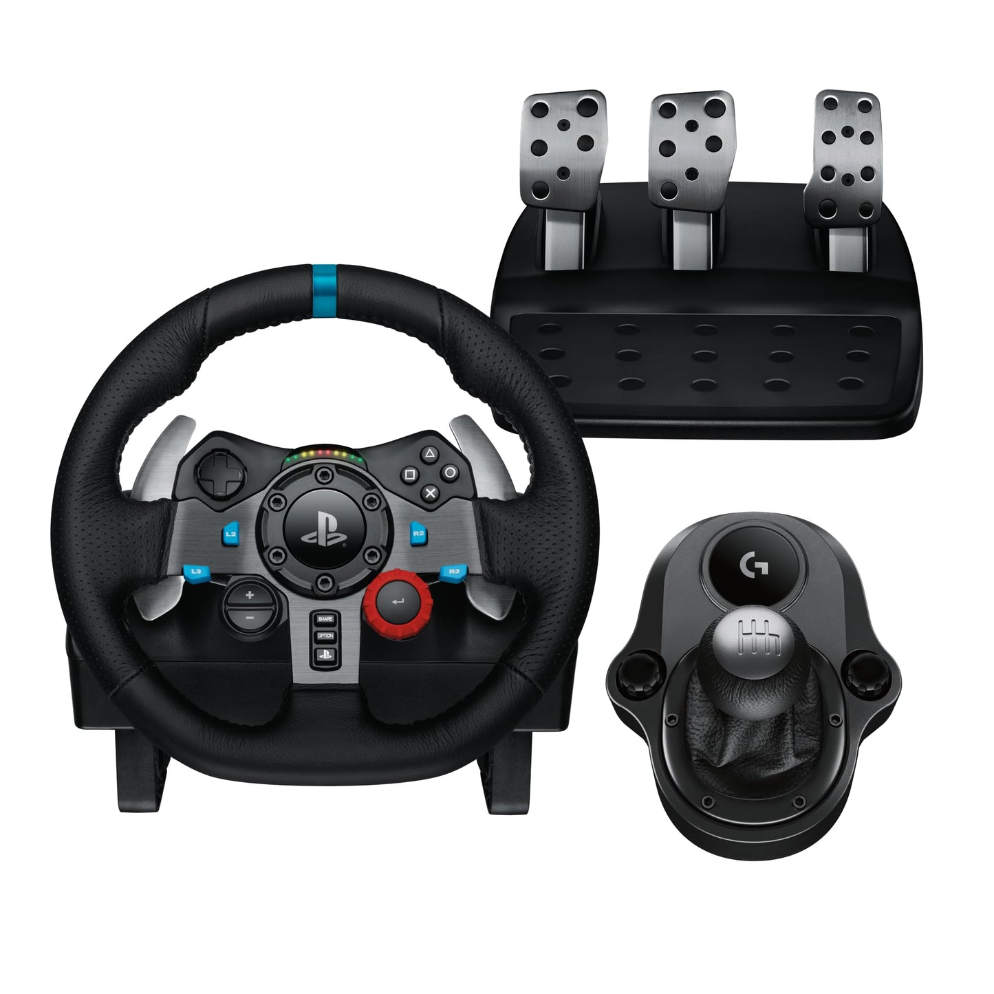 Logitech G29 PLUS Shifter front view — available in Kenya at Trewrld KES 39,000, M-Pesa & free Nairobi delivery