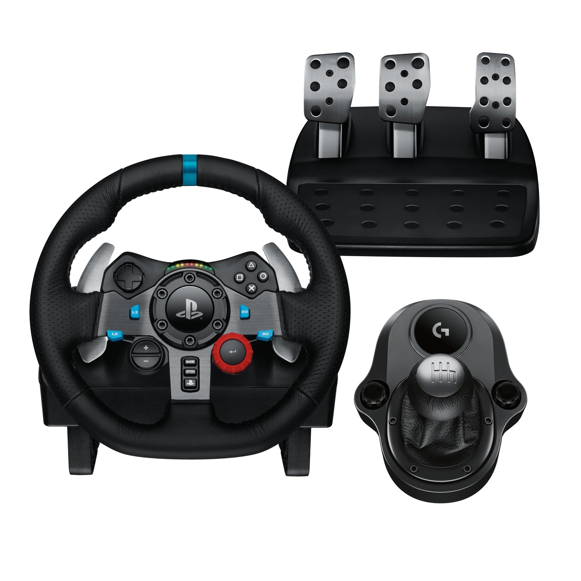 Logitech G29 PLUS Shifter front view — available in Kenya at Trewrld KES 39,000, M-Pesa & free Nairobi delivery