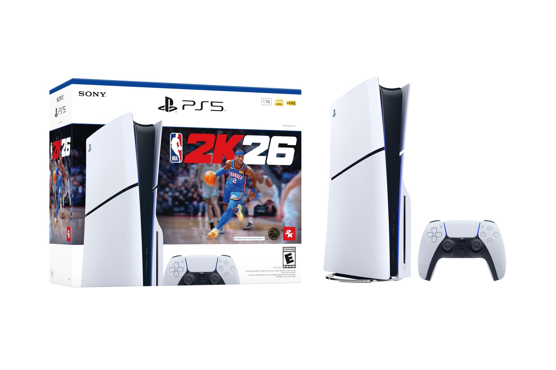 Sony PS5 NBA 2K26 side view — available in Kenya at Trewrld KES 9,800, M-Pesa & free Nairobi delivery