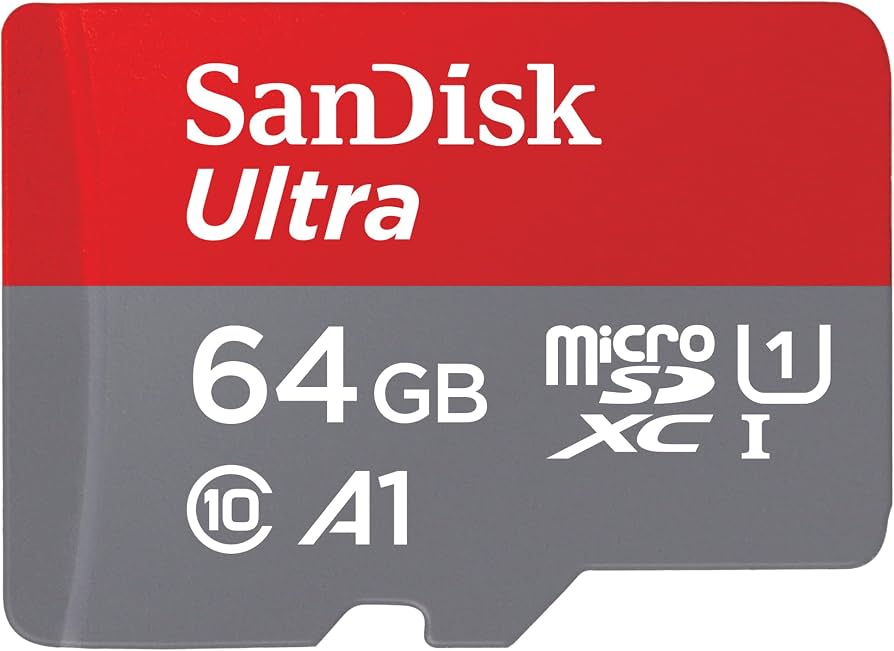 SanDisk 64GB Micro Ultra GO side view — available in Kenya at Trewrld KES 7,200, M-Pesa & free Nairobi delivery
