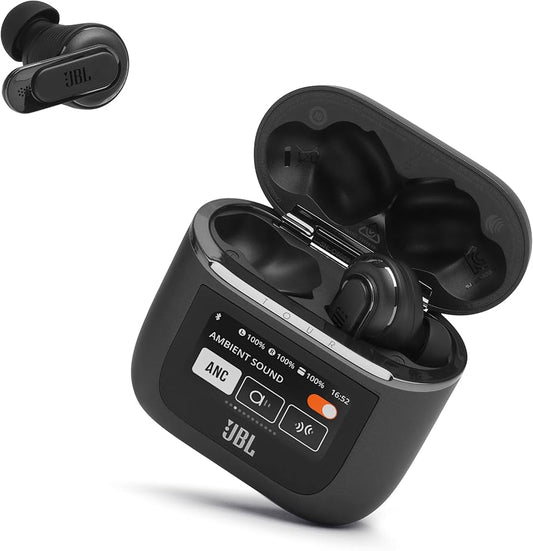 JBL Tour Pro 2 True Wireless Earbuds front view — available in Kenya at Trewrld KES 25,000, M-Pesa & free Nairobi delivery
