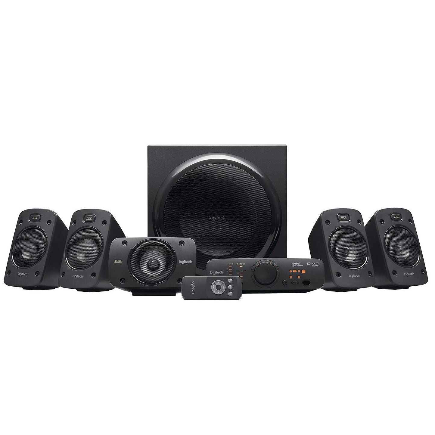Logitech Z906 5.1 1000W Speaker side view — available in Kenya at Trewrld KES 50,000, M-Pesa & free Nairobi delivery