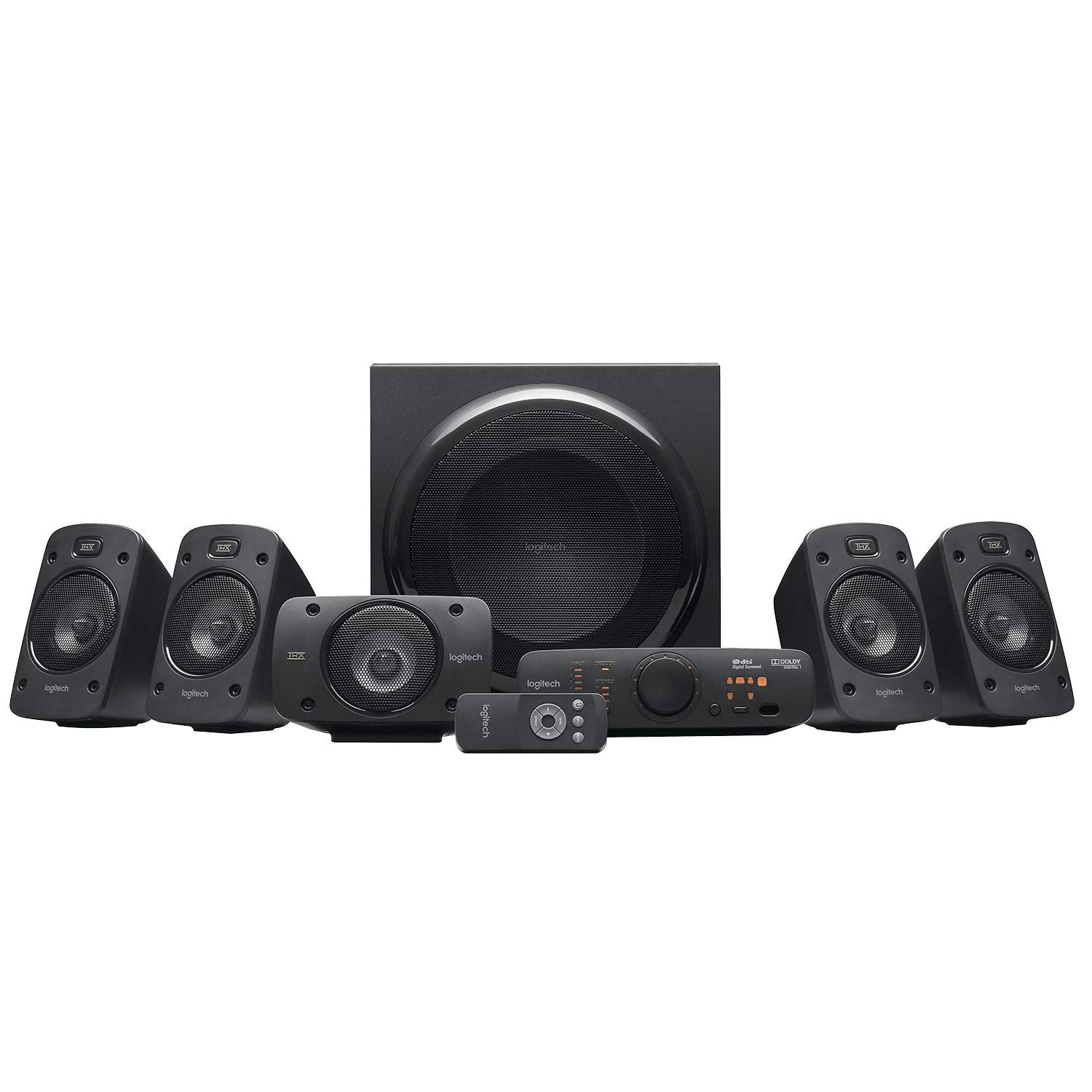 Logitech Z906 5.1 1000W Speaker side view — available in Kenya at Trewrld KES 50,000, M-Pesa & free Nairobi delivery