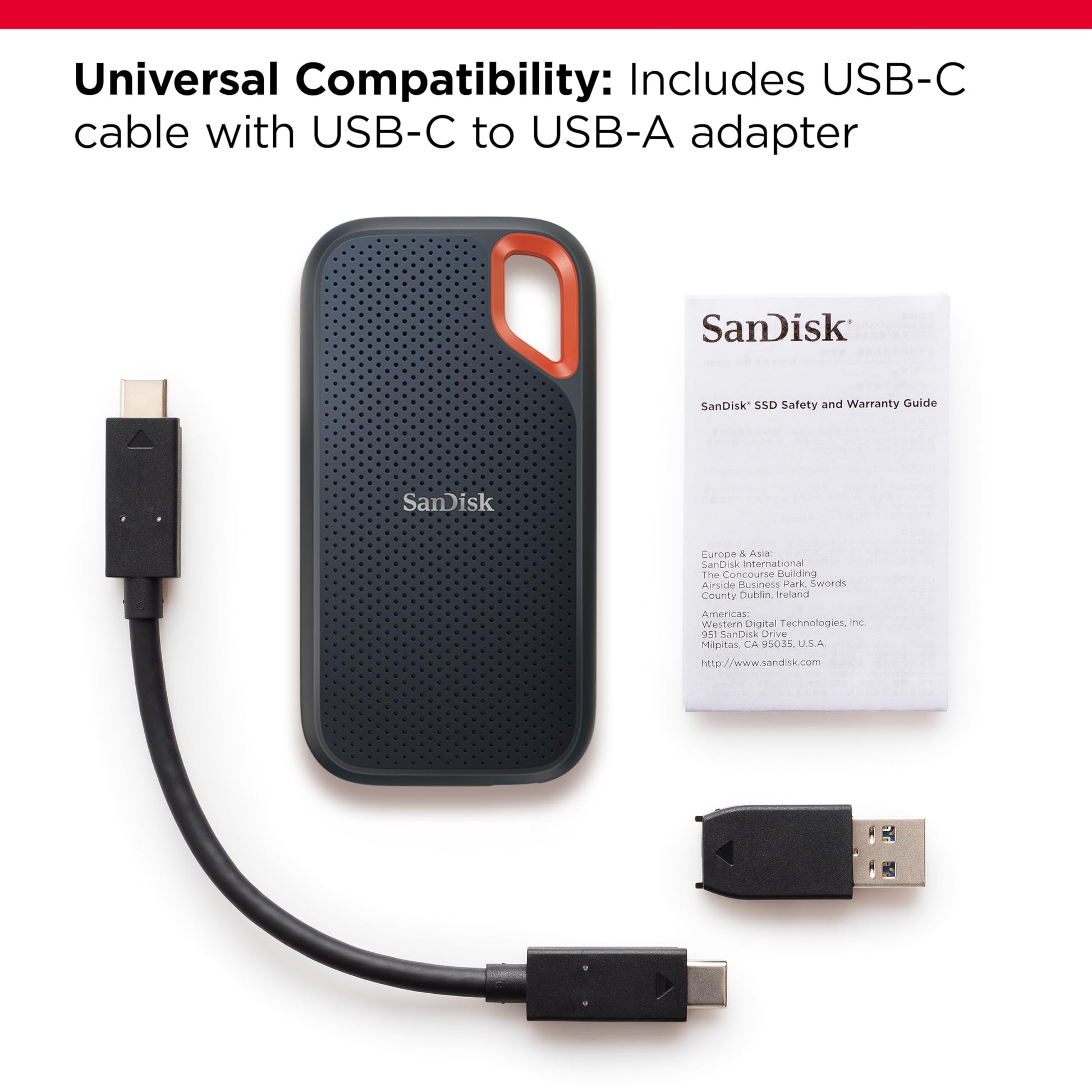 SanDisk 8TB SSD Portable Extreme detail view — available in Kenya at Trewrld KES 75,000, M-Pesa & free Nairobi delivery
