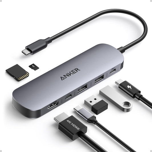 Anker 7IN1 USB Hub front view — available in Kenya at Trewrld KES 10,500, M-Pesa & free Nairobi delivery