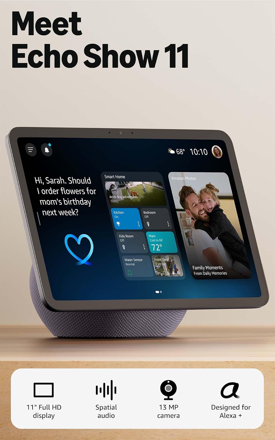 Amazon Echo Show 11 Graphite smart display