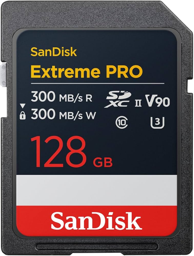 SanDisk 128GB SD Extreme PRO side view — available in Kenya at Trewrld KES 9,800, M-Pesa & free Nairobi delivery