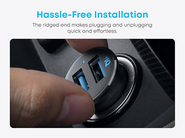 Anker PowerDrive 2 24W Dual USB-A Car Charger detail view — available in Kenya at Trewrld KES 6,500, M-Pesa & free Nairobi d…