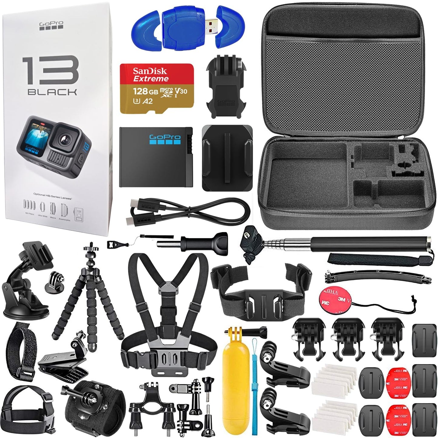 GoPro HERO 13 with MEM Speaker side view — available in Kenya at Trewrld KES 49,000, M-Pesa & free Nairobi delivery
