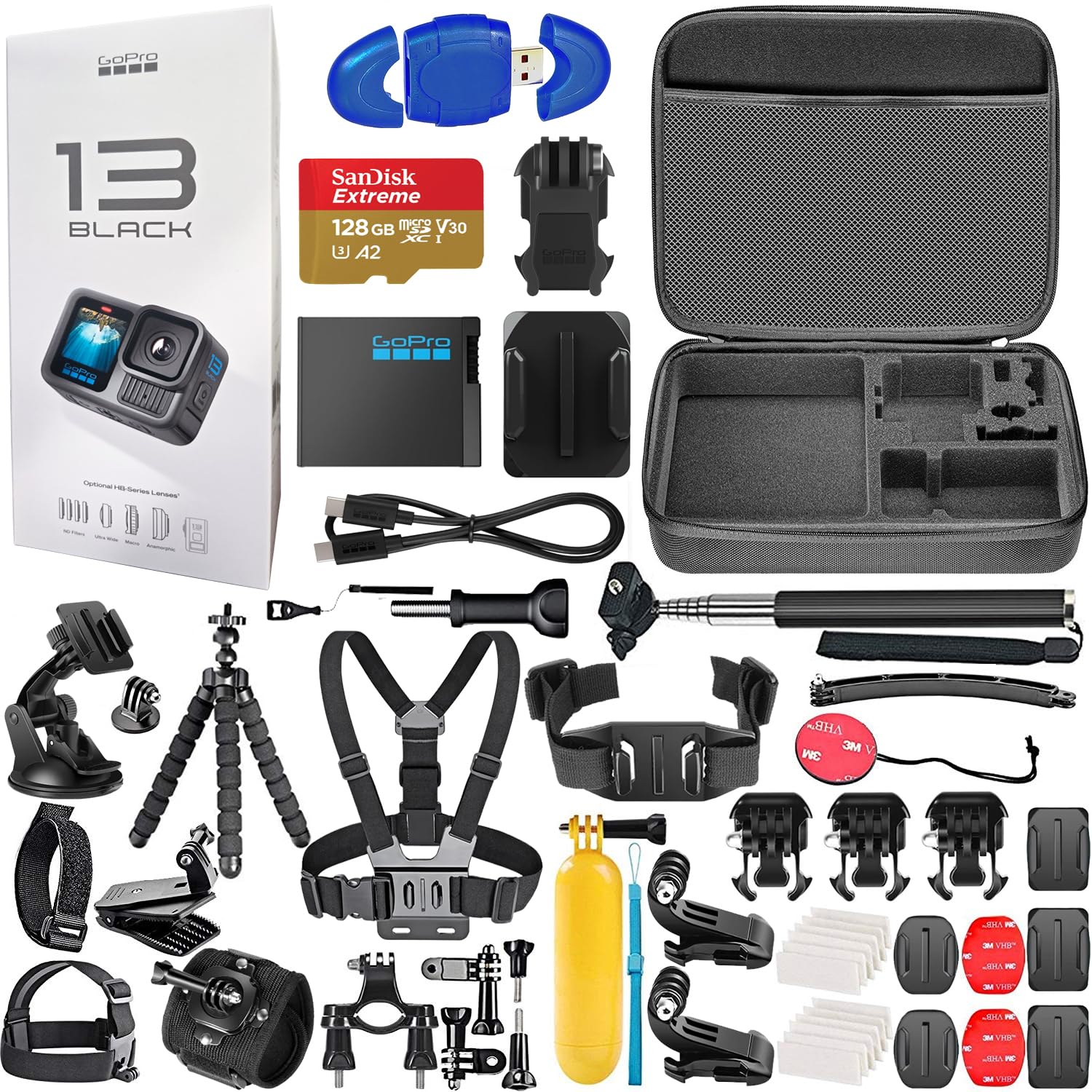 GoPro HERO 13 with MEM Speaker side view — available in Kenya at Trewrld KES 49,000, M-Pesa & free Nairobi delivery