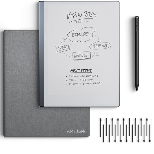 reMarkable 2 Paper Tablet with Marker Plus front view — available in Kenya at Trewrld KES 71,000, M-Pesa & free Nairobi deli…