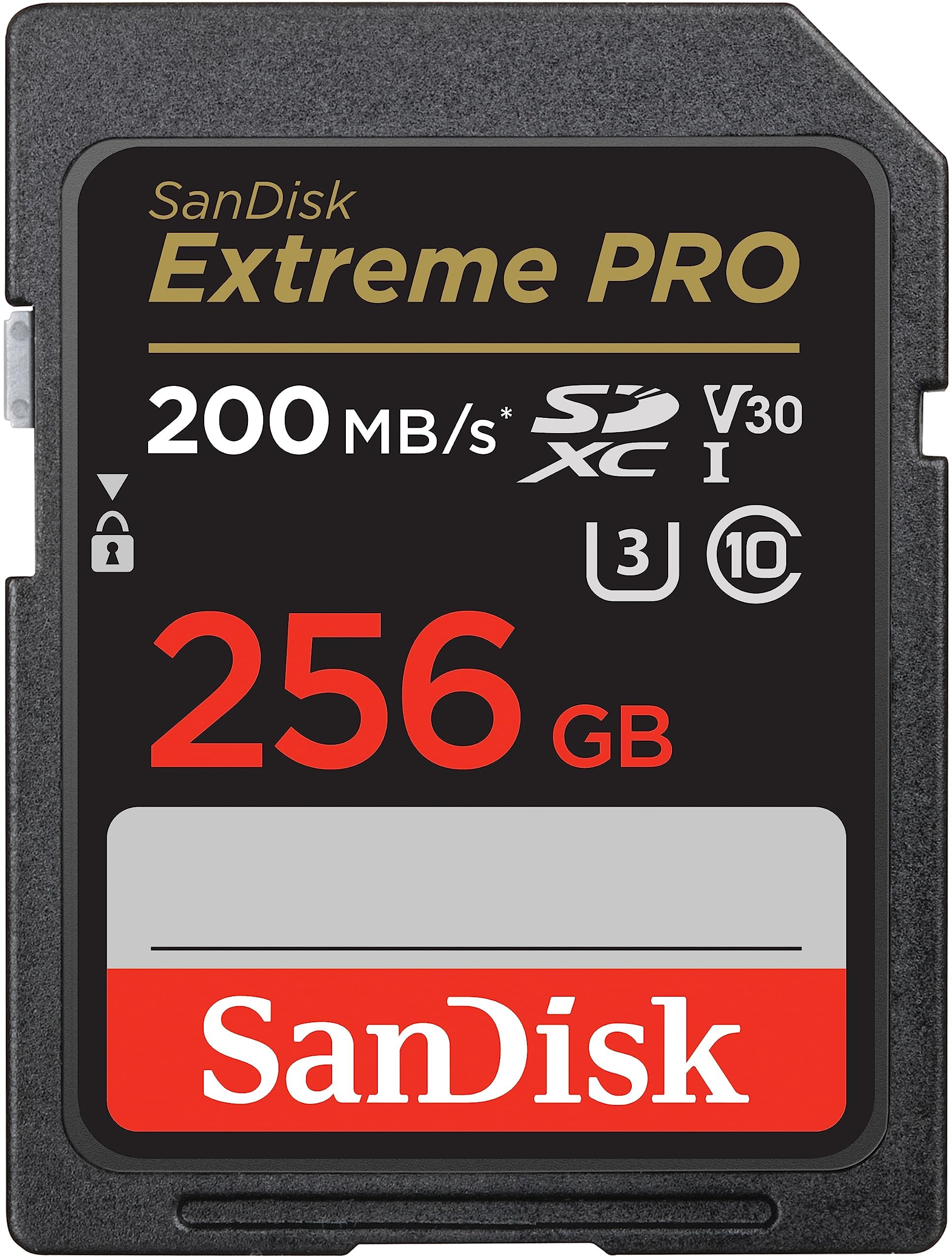 SanDisk 256GB SD Extreme PRO front view — available in Kenya at Trewrld KES 14,500, M-Pesa & free Nairobi delivery