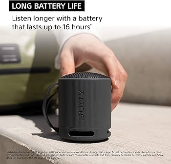 Sony SRS-XB100 Portable Wireless Speaker side view — available in Kenya at Trewrld KES 11,000, M-Pesa & free Nairobi delivery