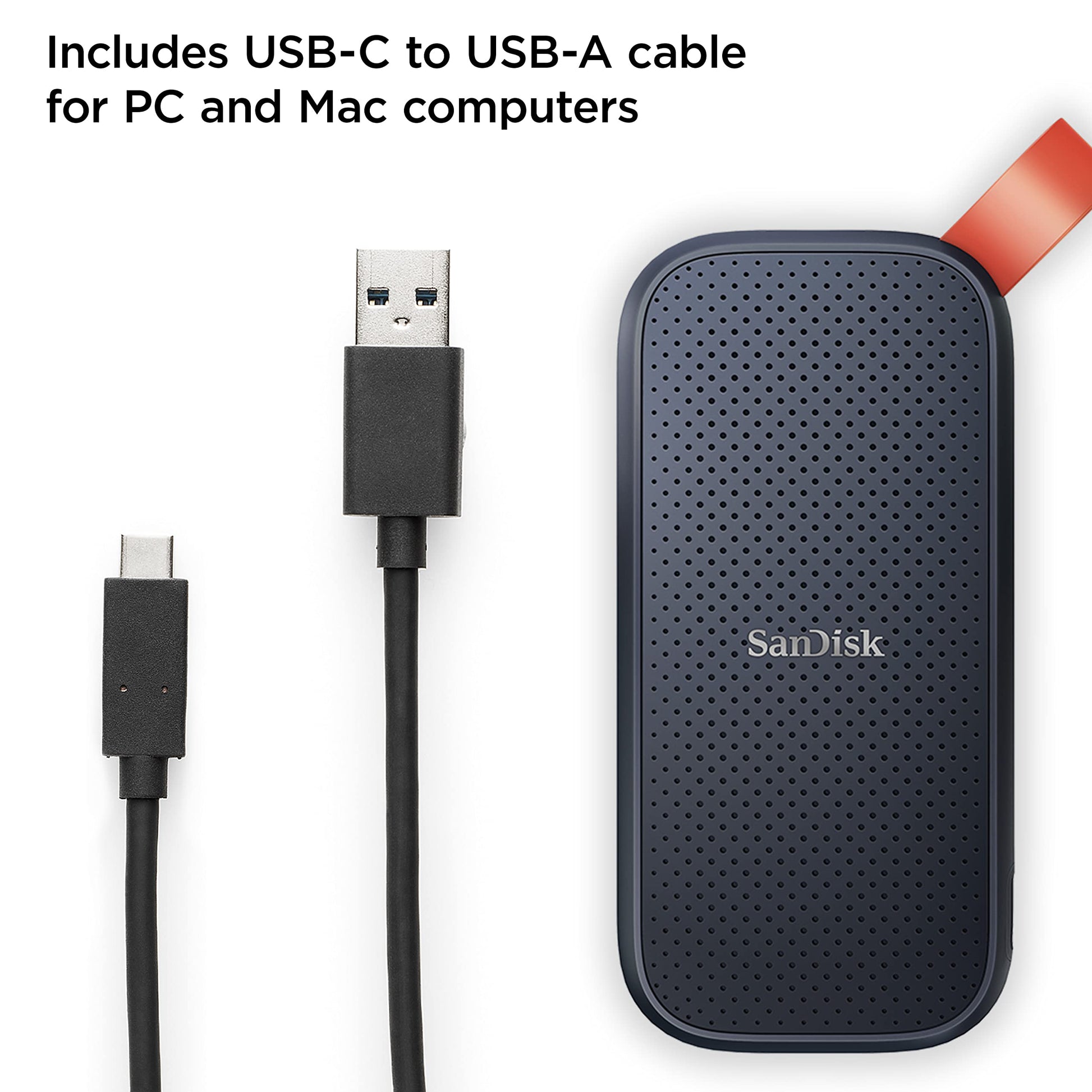 SanDisk 1TB SSD E30 800MB/s front view — available in Kenya at Trewrld KES 24,000, M-Pesa & free Nairobi delivery