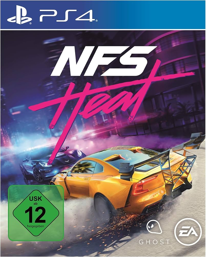 Sony PS4 NFS Heat side view — available in Kenya at Trewrld KES 7,800, M-Pesa & free Nairobi delivery