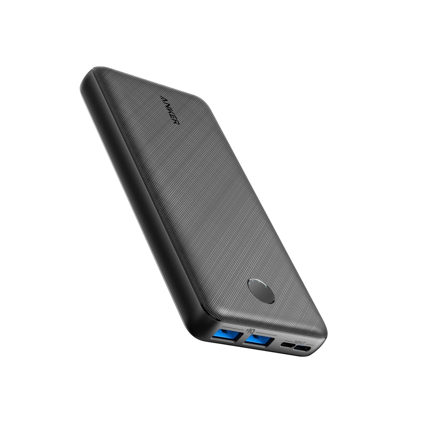 Anker 325 Power Bank (PowerCore 20K) - 20,000mAh dual USB-A portable charger, front view