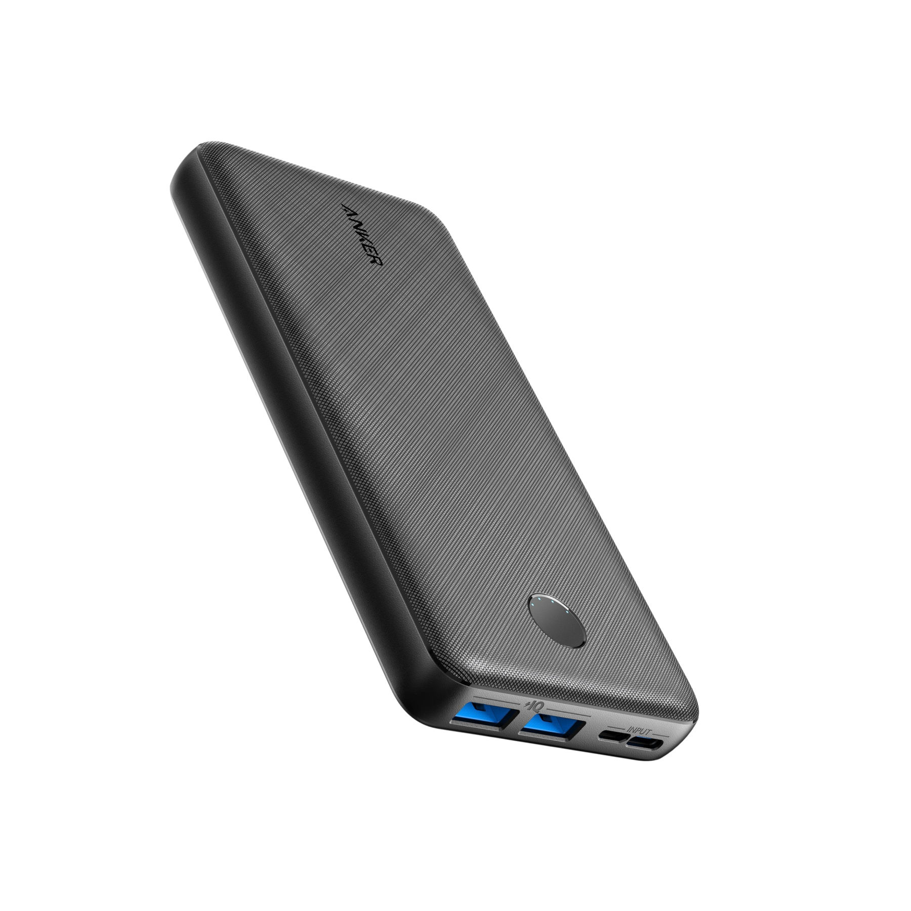 Anker 325 Power Bank (PowerCore 20K) - 20,000mAh dual USB-A portable charger, front view