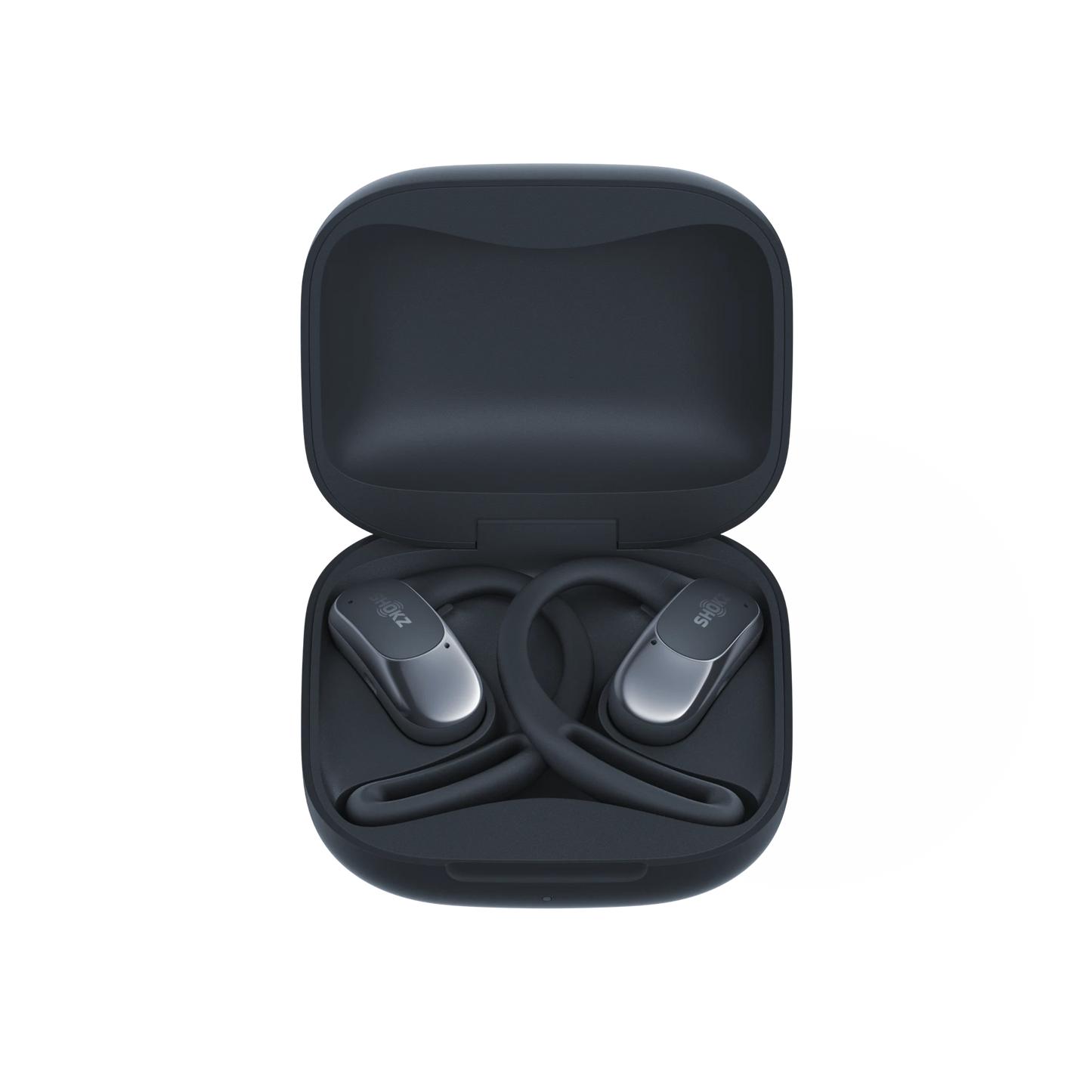 Shokz OpenFit Air in Black - ear hook fit detail