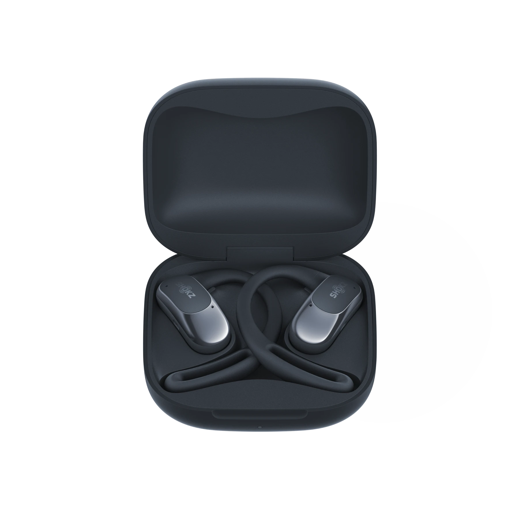 Shokz OpenFit Air in Black - ear hook fit detail