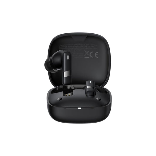 Baseus Bowie E20 TWS Bluetooth Earbuds - earbuds and charging case, front view