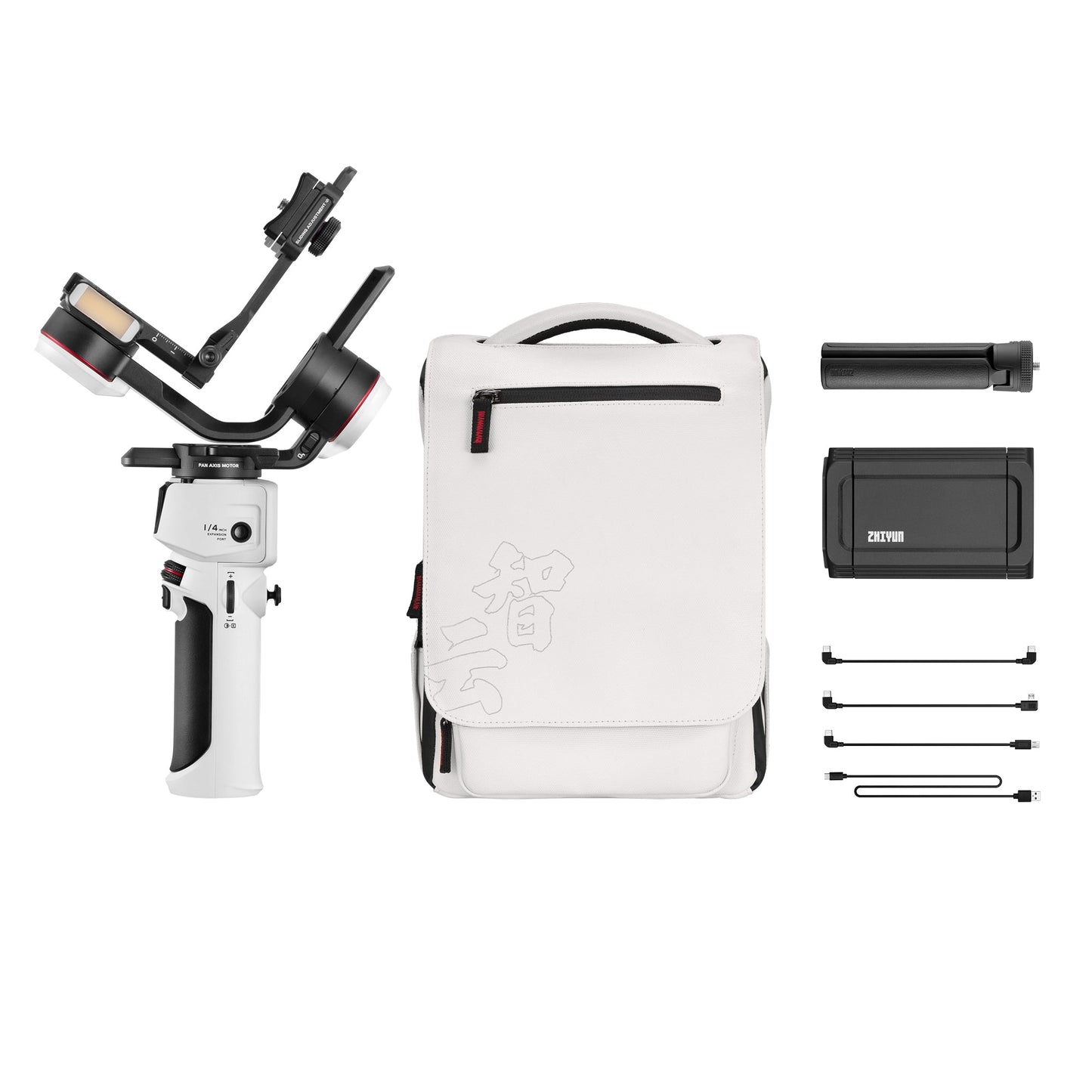 ZHIYUN Crane M3S Combo Kit with camera gimbal, backpack and full accessory set
