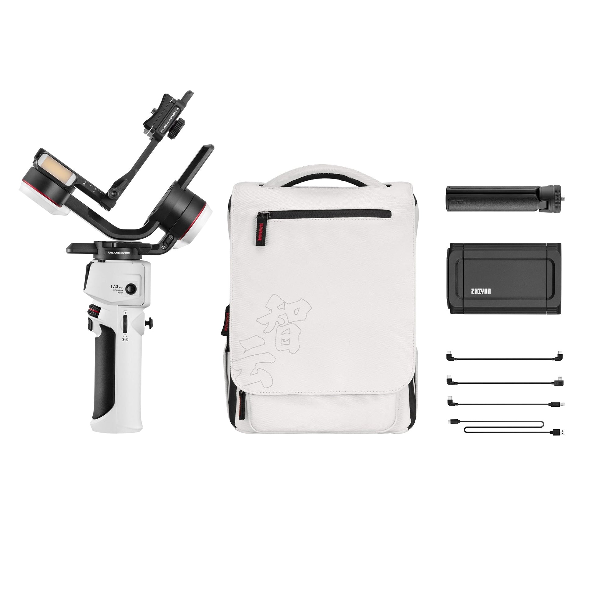 ZHIYUN Crane M3S Combo Kit with camera gimbal, backpack and full accessory set