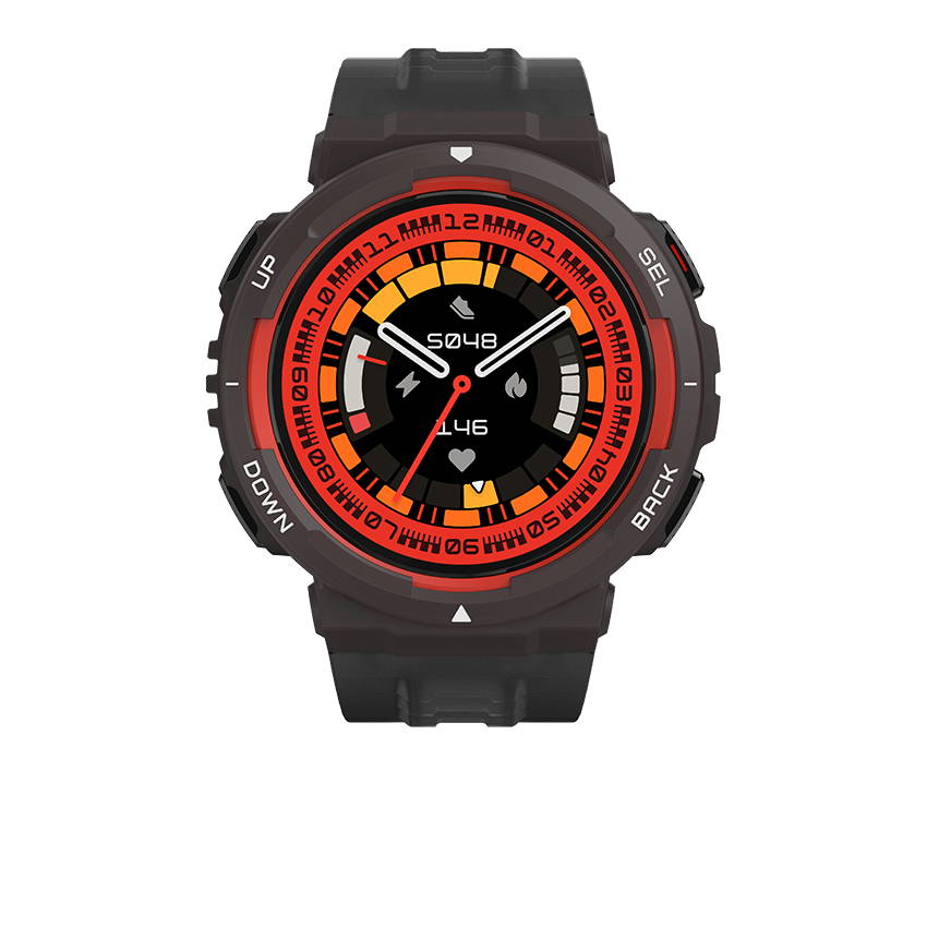 Amazfit Active Edge Smartwatch front view — available in Kenya at Trewrld KES 16,500, M-Pesa & free Nairobi delivery