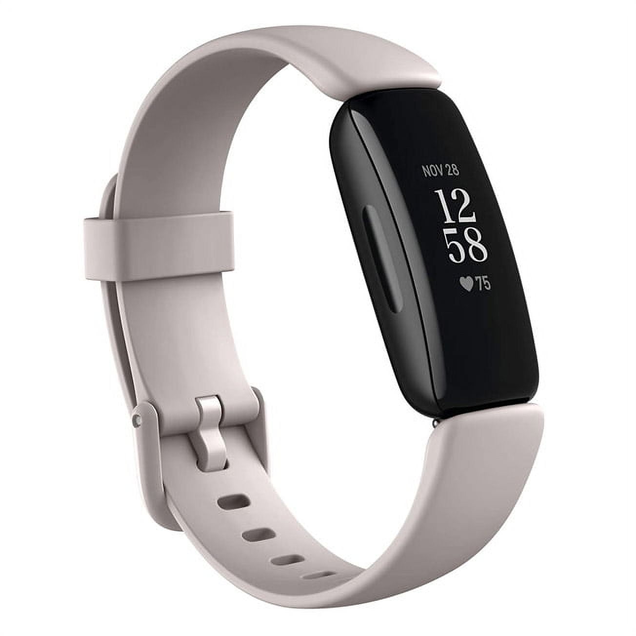 Fitbit Inspire 2 health and fitness tracker in black with small and large bands included