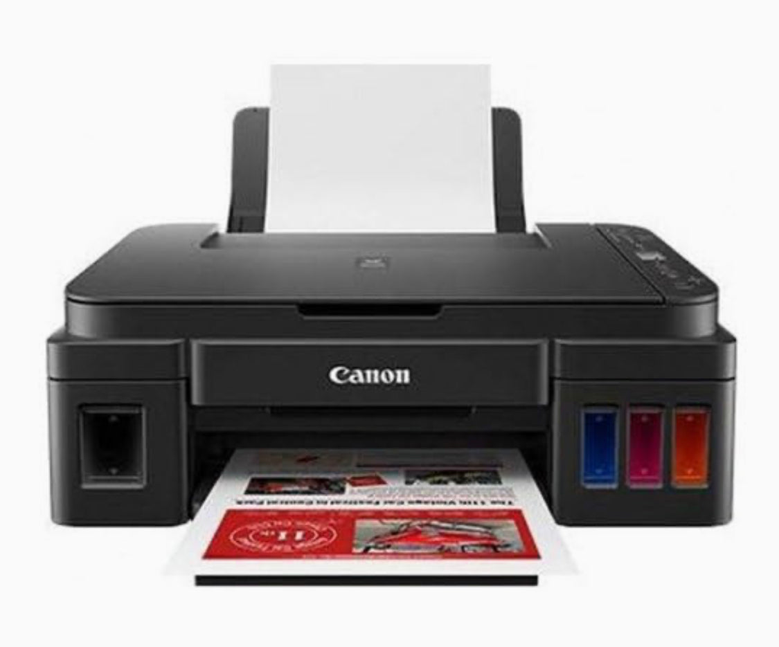 Canon G3410 Printer Scanner Photocopy W-Fi Colour Ink Tank Printer