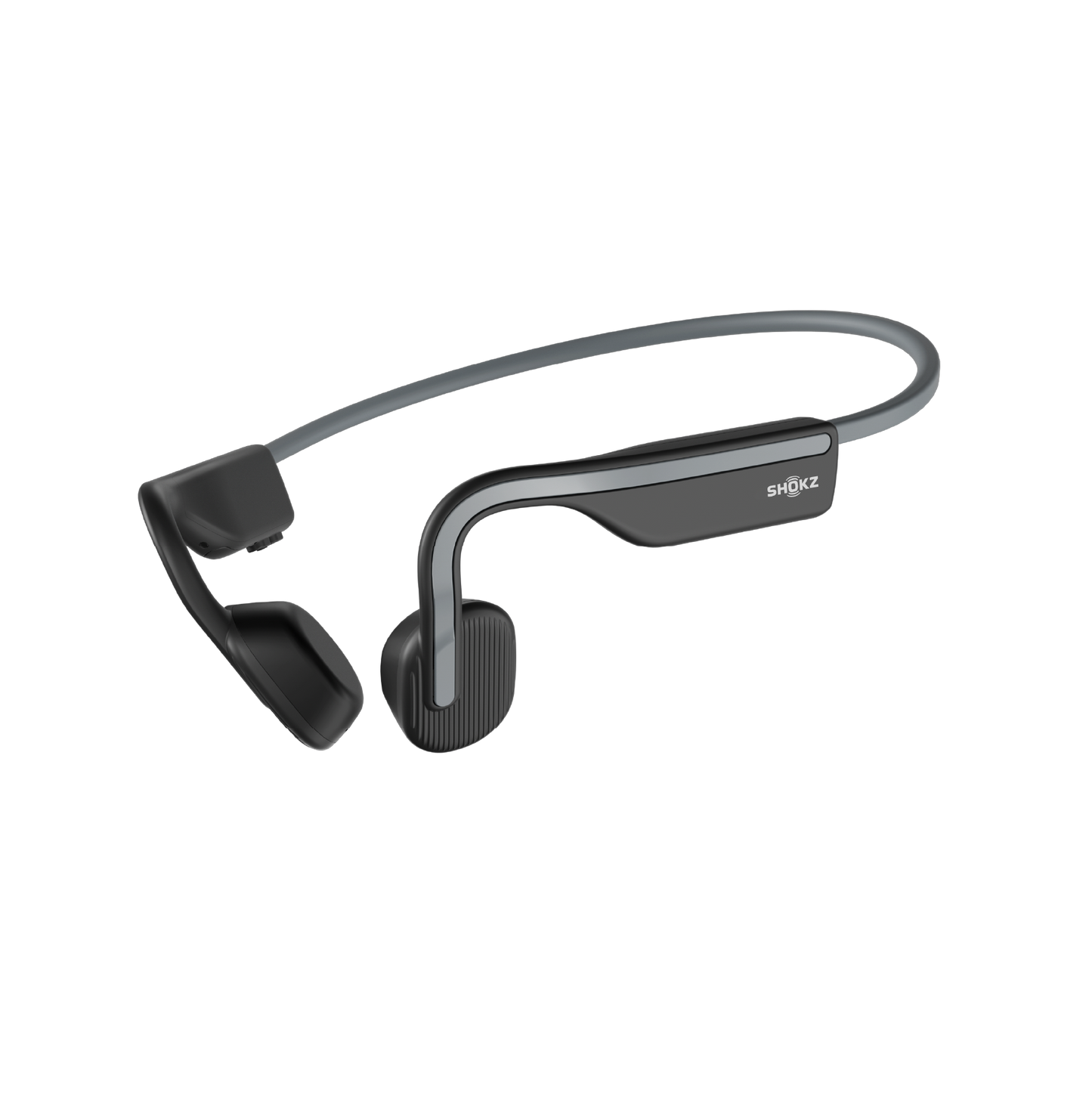 Shokz OpenMove bone conduction headphones in Grey - hero shot