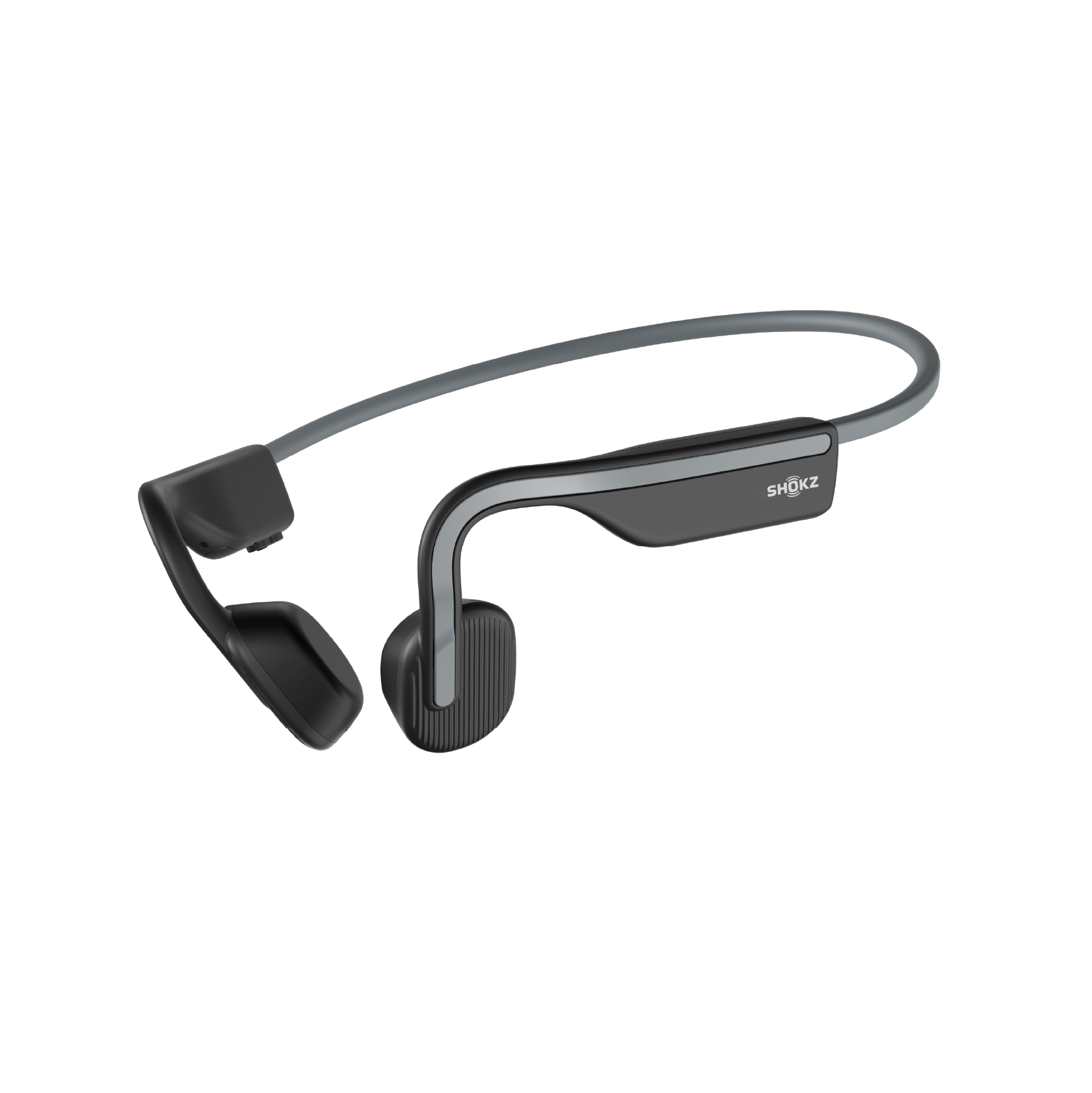 Shokz OpenMove bone conduction headphones in Grey - hero shot