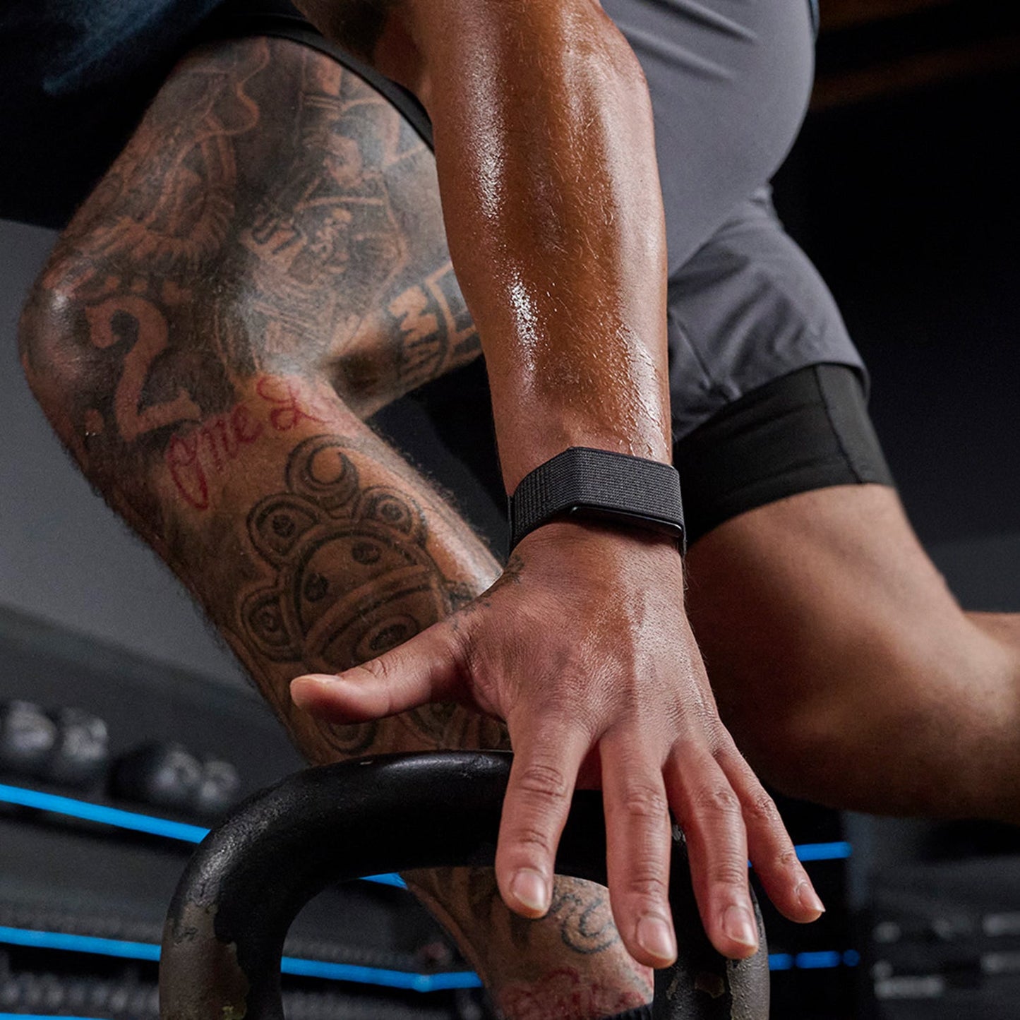 Amazfit Helio Strap worn on wrist