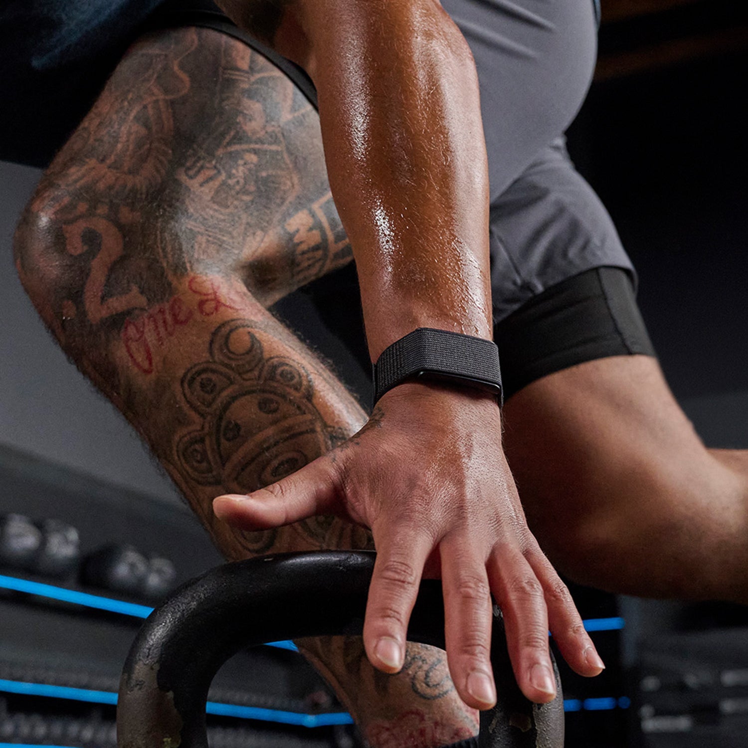 Amazfit Helio Strap worn on wrist