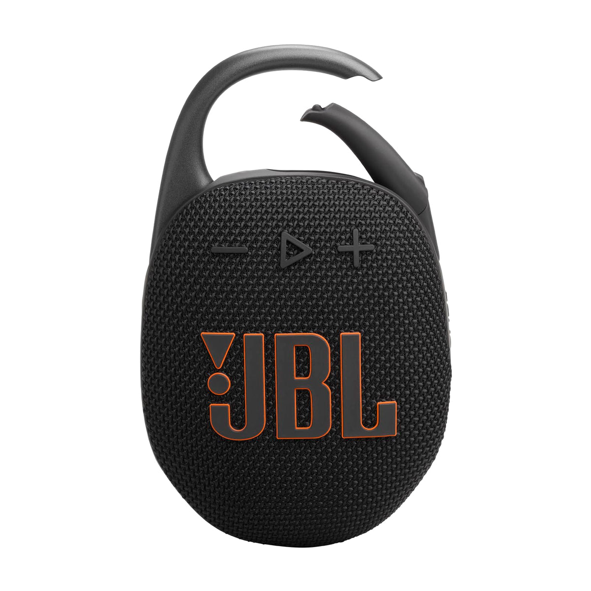 JBL Clip 5 portable speaker price in Kenya – front view showing compact design with carabiner clip