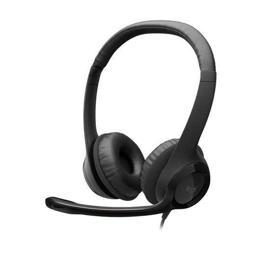 Logitech H390 Wired Headset for PC/Laptop, Stereo Headphones