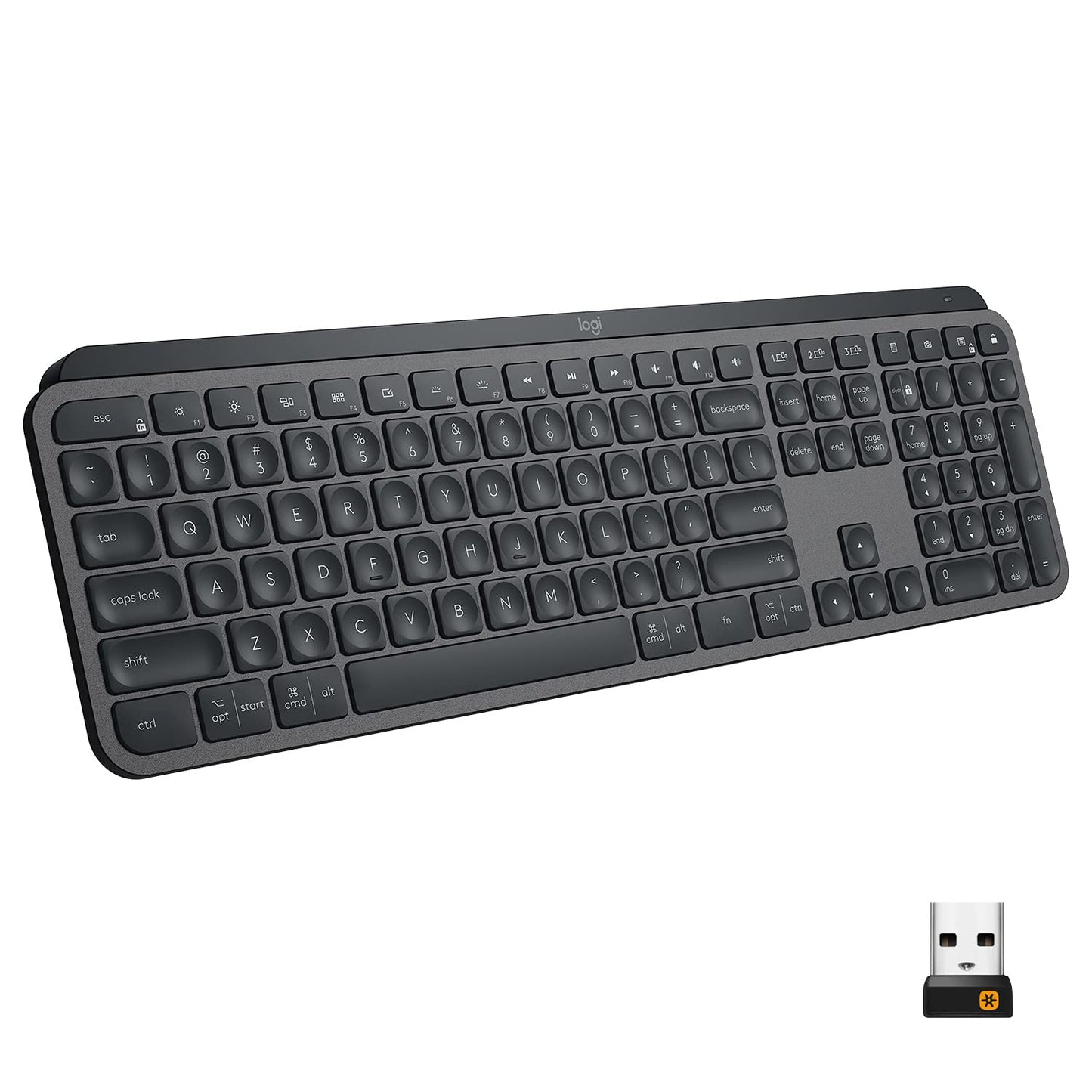 Logitech MX Keys Illuminated Wireless Keyboard with Bluetooth