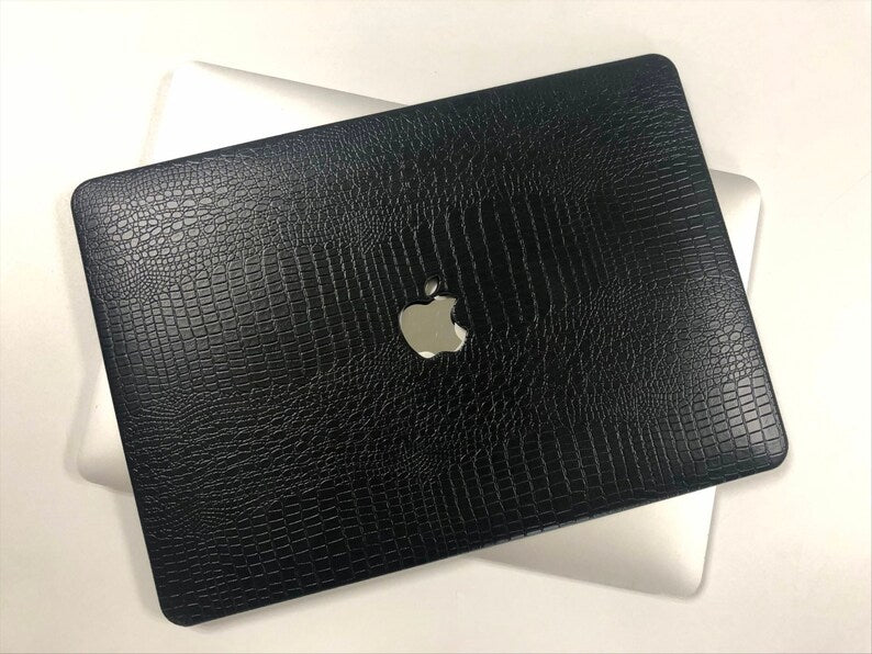 Crocodile Leather Shell MacBook Case Cover