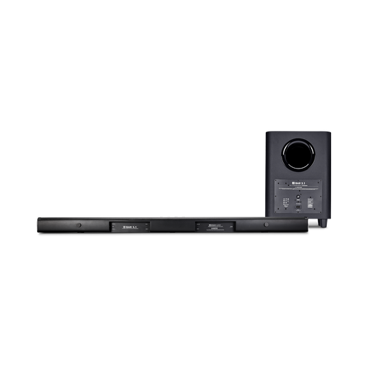 JBL Bar 3.1 soundbar back panel and HDMI ports - official JBL product image