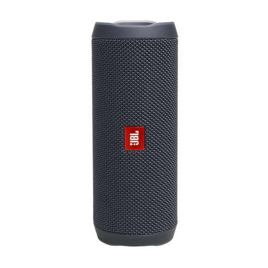 JBL Flip Essential 2 waterproof Bluetooth speaker in gun metal - hero shot